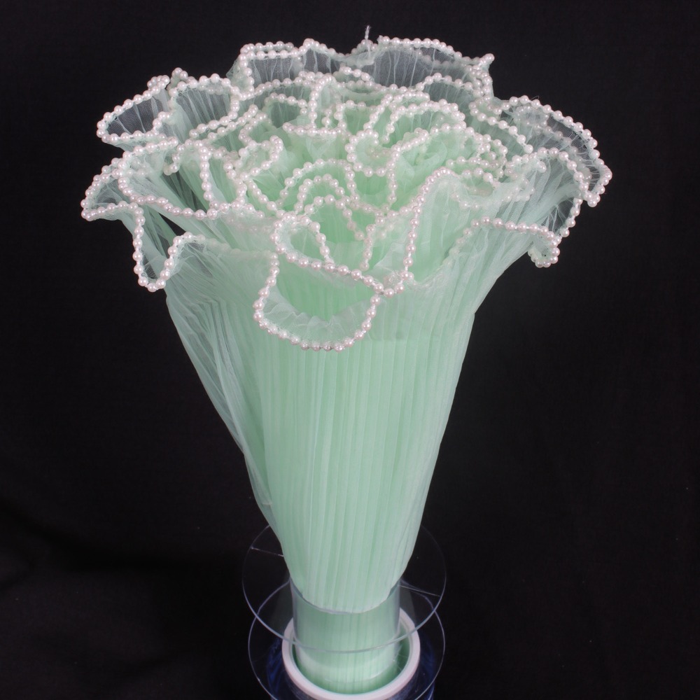 Florist Supply House - 28cmx4Yards Flower Bouquet Wrapping Lace Mesh