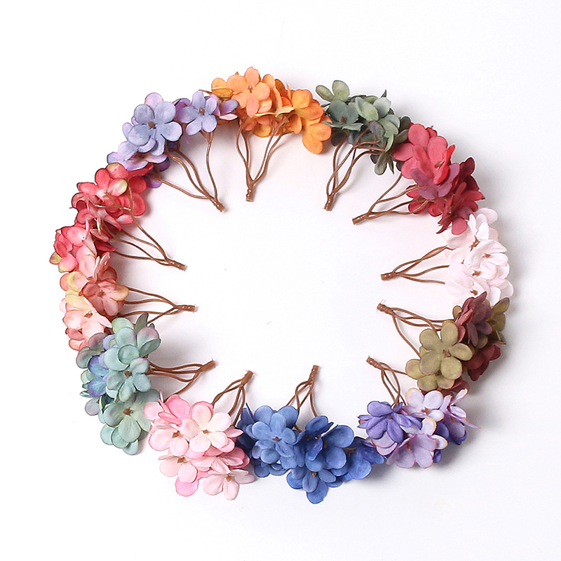 10/15Pcs Artificial Flowers Ac - Baby Breath Dried ulasan dan harga