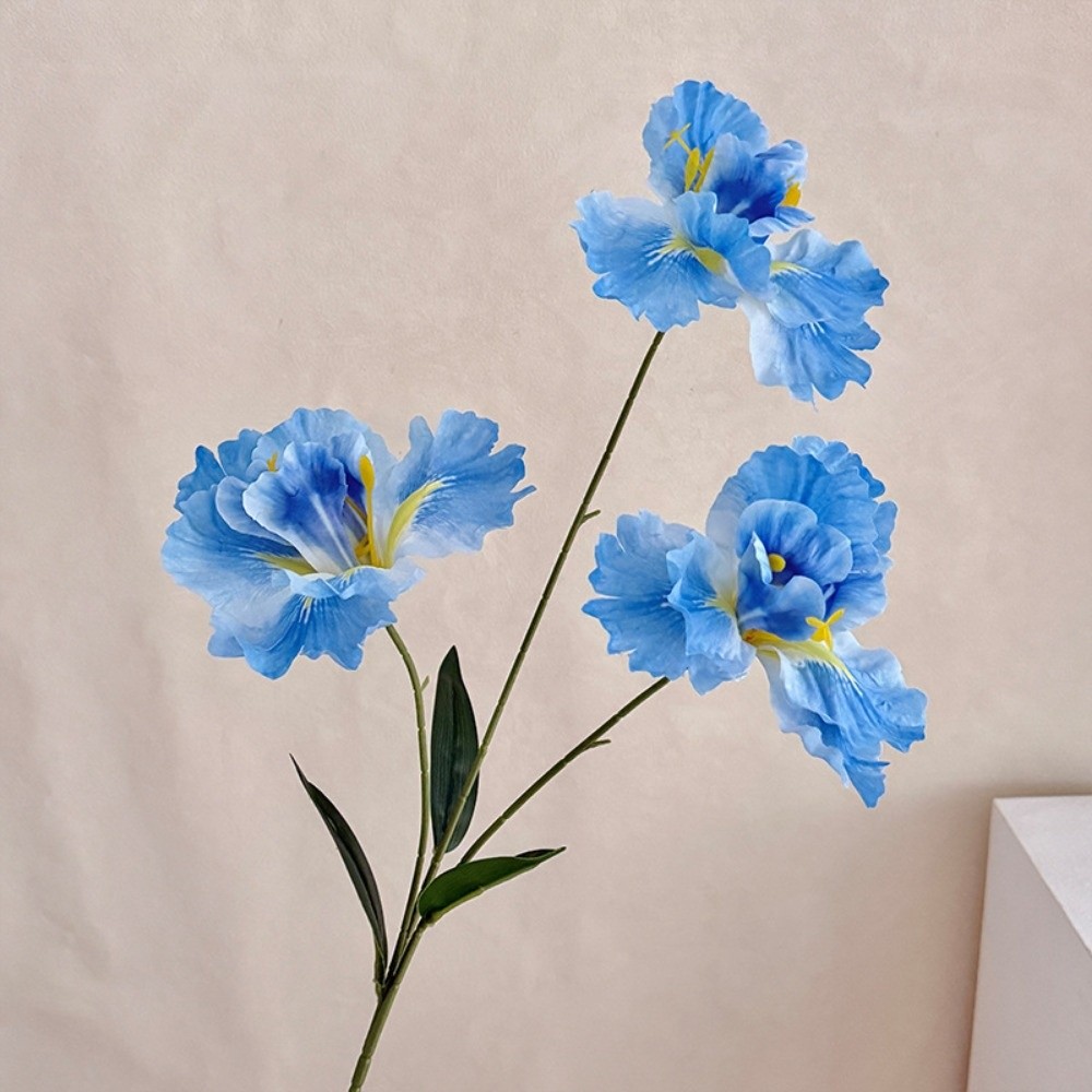New Purple Artificial Iris Flo - Baby Breath Dried ulasan dan harga