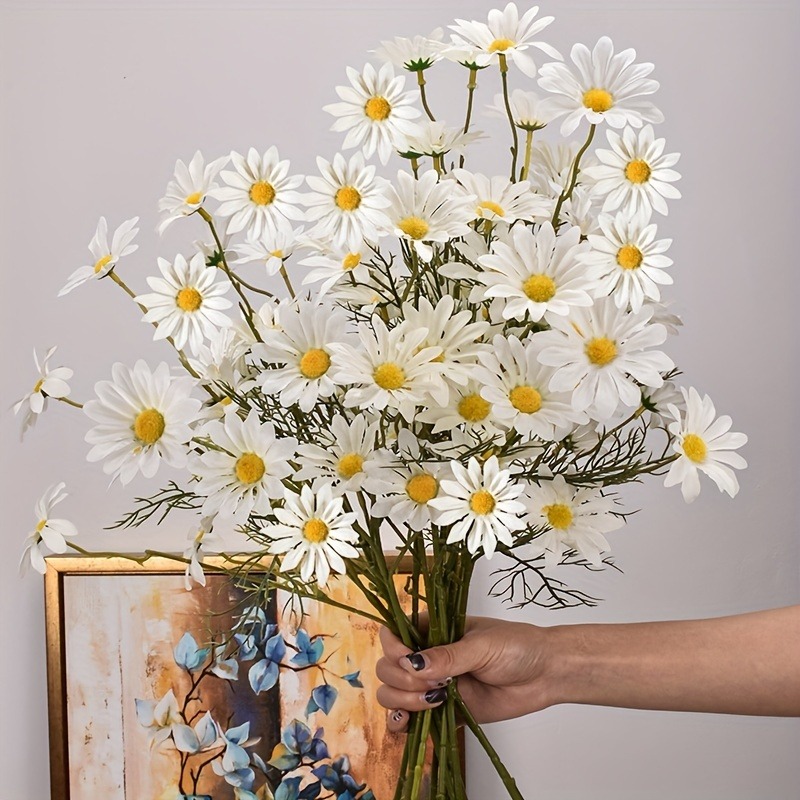 1/2/3Pcs Daisy Artificial Flow - Baby Breath Dried ulasan dan harga