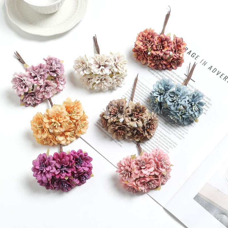 1/3Pcs 11cm Fake Silk Daisy Ar - Baby Breath Dried ulasan dan harga