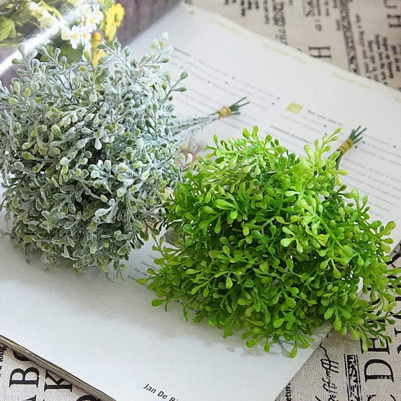 Simulation flower green plant  - Baby Breath Dried ulasan dan harga
