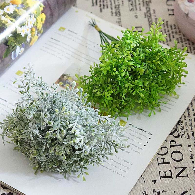 Simulation flower green plant  - Baby Breath Dried ulasan dan harga