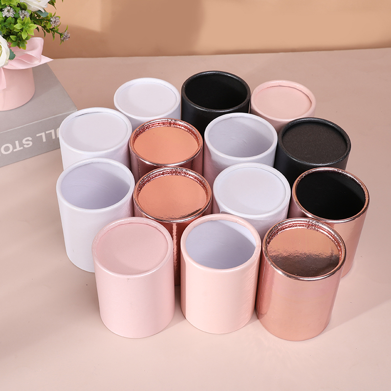 4pcs Mini Round Flower Box Gif - Florist Supply Paper ulasan dan harga