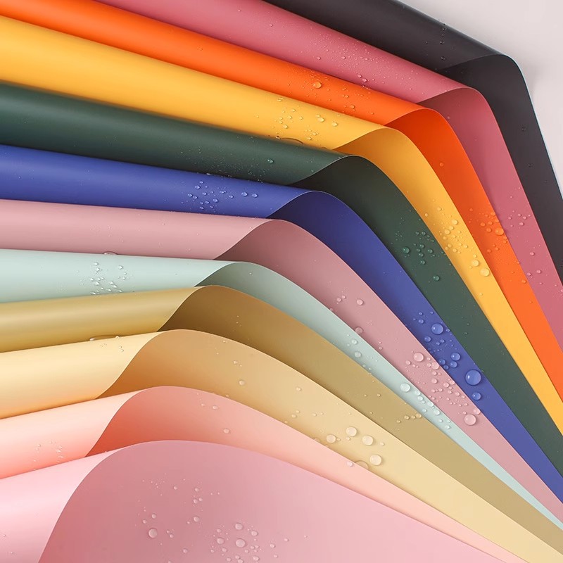 Korean Style Solid Color Paper - Florist Supply Paper ulasan dan harga