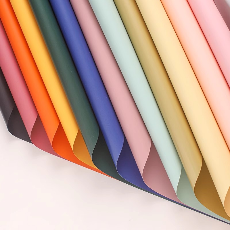 Korean Style Solid Color Paper - Florist Supply Paper ulasan dan harga