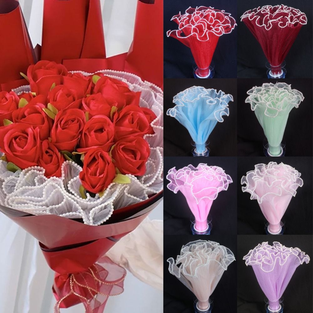 28cmx4Yards Flower Bouquet Wra - Florist Supply House ulasan dan harga