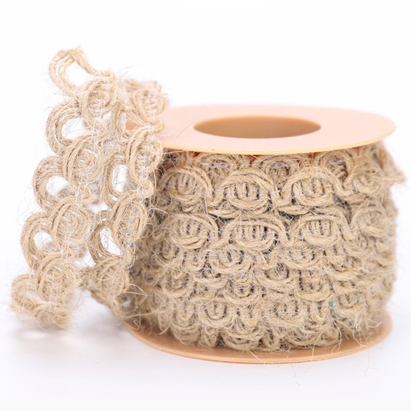 5M Natural Jute Ribbon Rope St - Twine Jute Natural ulasan dan harga