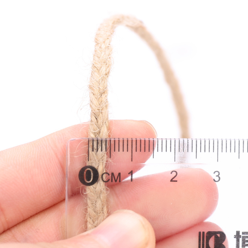 5M Natural Jute Ribbon Rope St - Twine Jute Natural ulasan dan harga