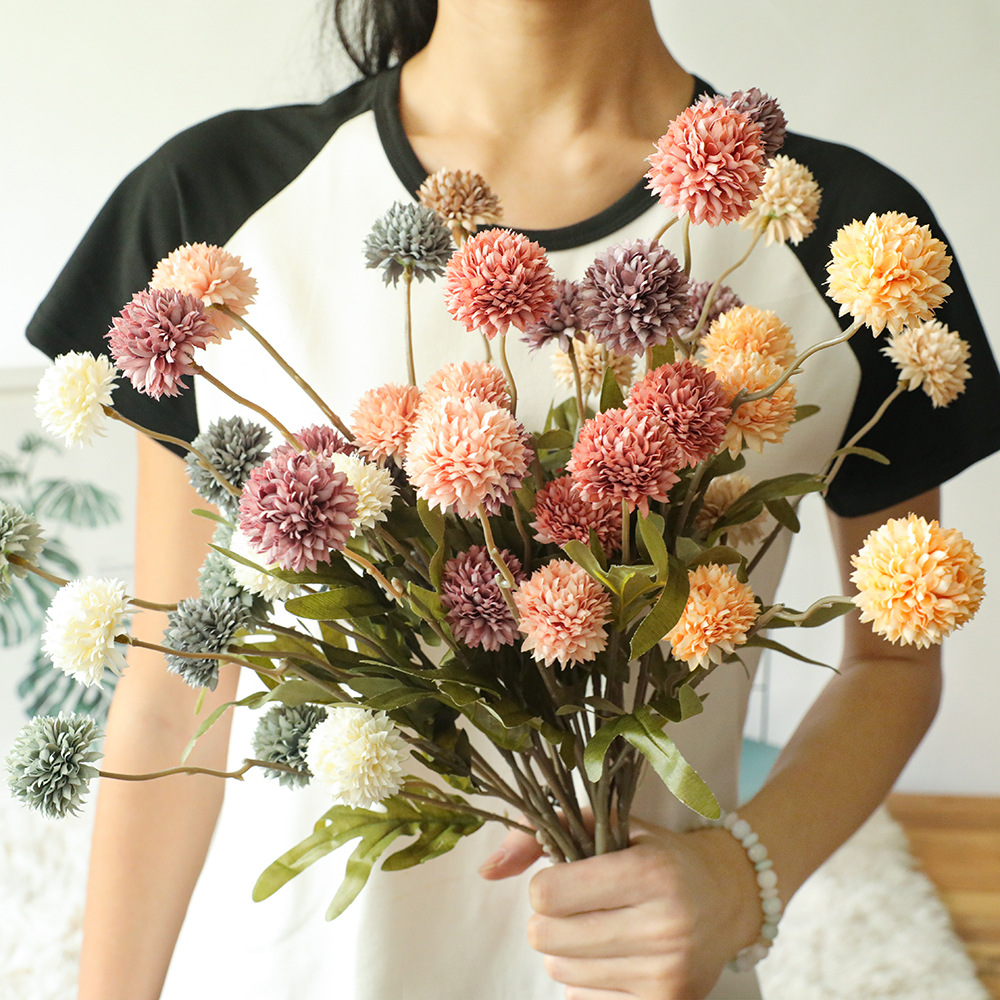 5 Heads Dandelion Artificial F - Baby Breath Dried ulasan dan harga