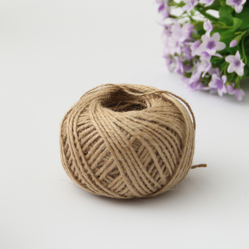 50m Natural Jute Twine for Art - Twine Jute Natural ulasan dan harga