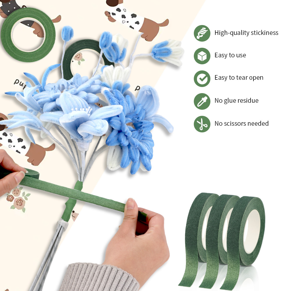 Floriculture Tape Self-adhesiv - Florist Supply Paper ulasan dan harga