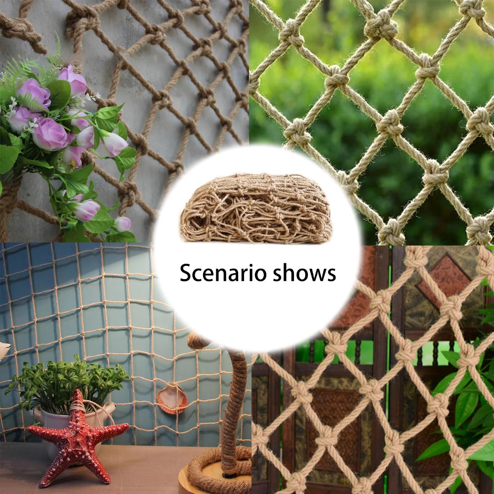 Hemp Rope Climbing Net Garden  - Twine Jute Natural ulasan dan harga