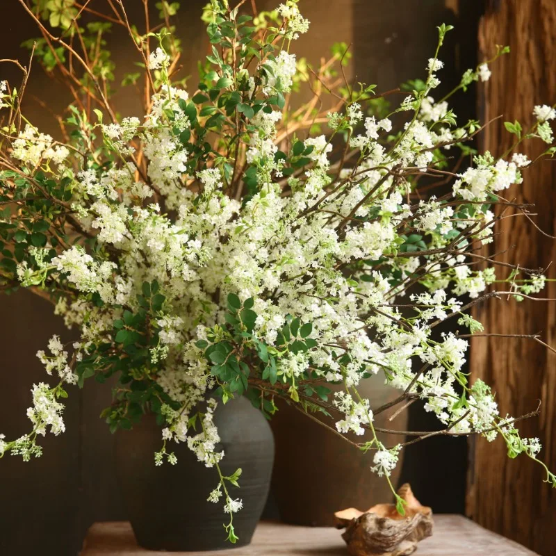 Artificial Flowers 100cm Snow  - Baby Breath Dried ulasan dan harga