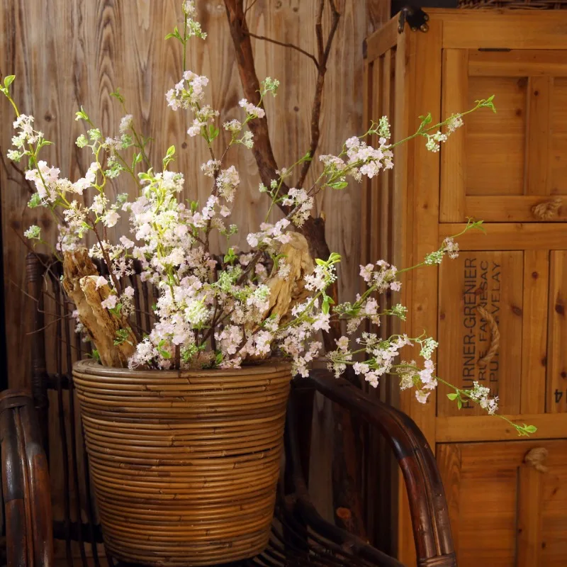 Artificial Flowers 100cm Snow  - Baby Breath Dried ulasan dan harga