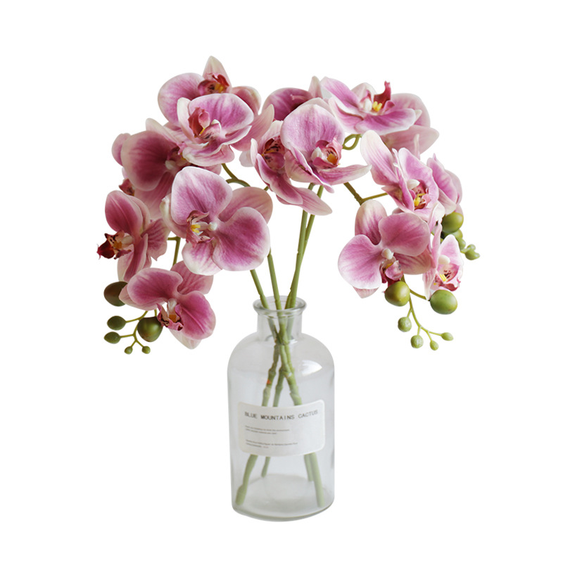 Artificial Orchid Flower 45cm/ - Baby Breath Dried ulasan dan harga