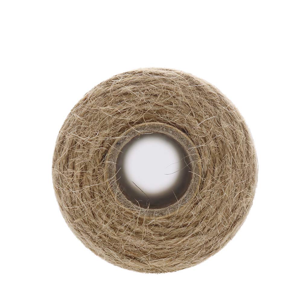 2Pcs X 333 Feet 2Mm 3Ply Jute  - Twine Jute Natural ulasan dan harga