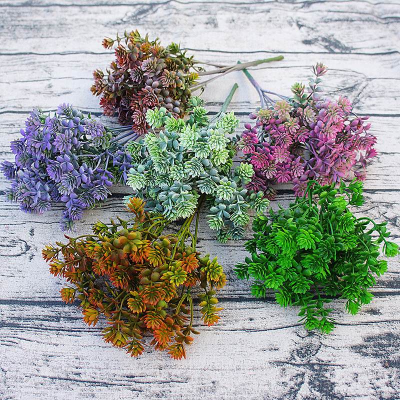 Plastic Succulent plants artif - Baby Breath Dried ulasan dan harga