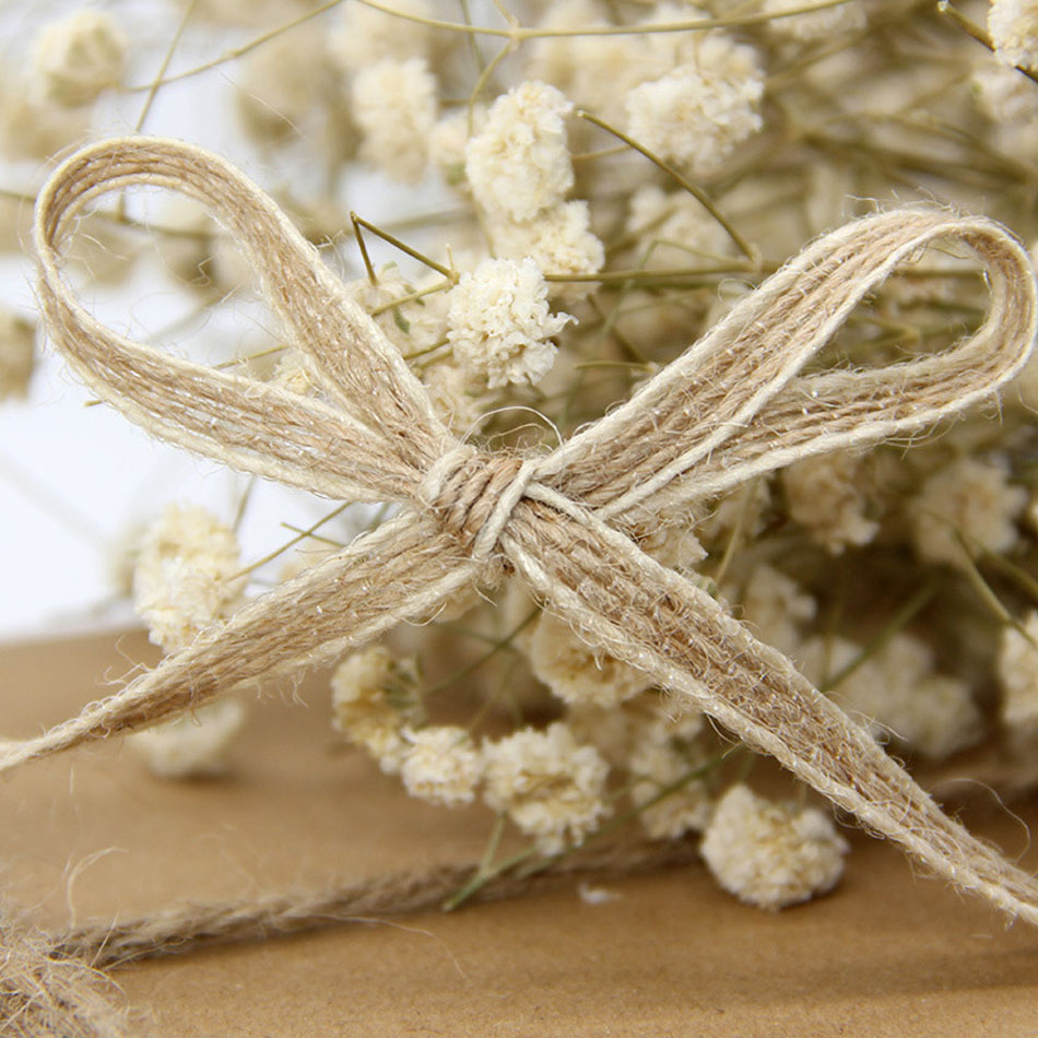 20/10/5M Natural Jute Rope Cor - Twine Jute Natural ulasan dan harga
