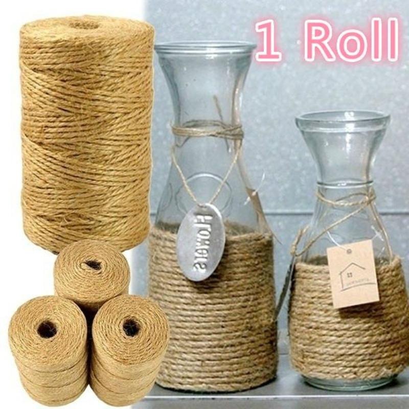 Jute Twine 100M Natural Sisal  - Twine Jute Natural ulasan dan harga