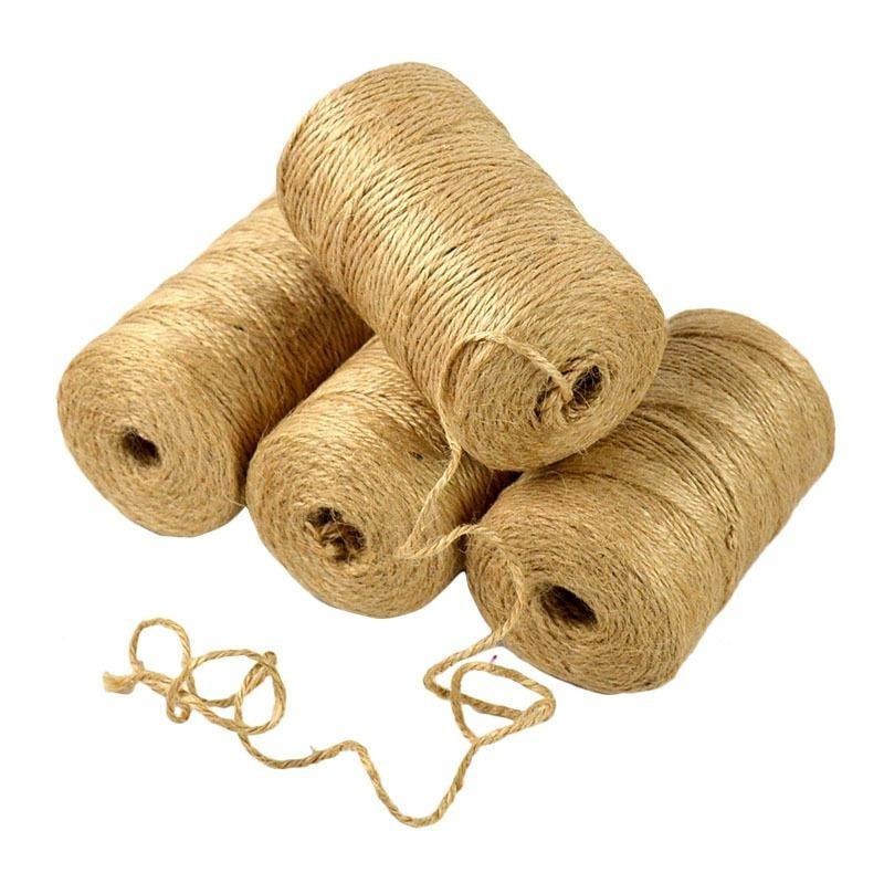 Jute Twine 100M Natural Sisal  - Twine Jute Natural ulasan dan harga