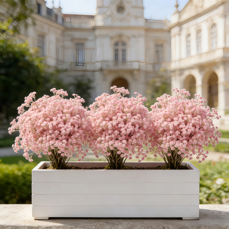 130-Stem Pink Gypsophila Artif - Baby Breath Dried ulasan dan harga
