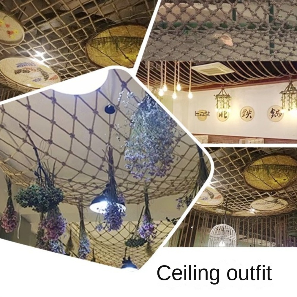 Hemp Rope Climbing Net Nature  - Twine Jute Natural ulasan dan harga